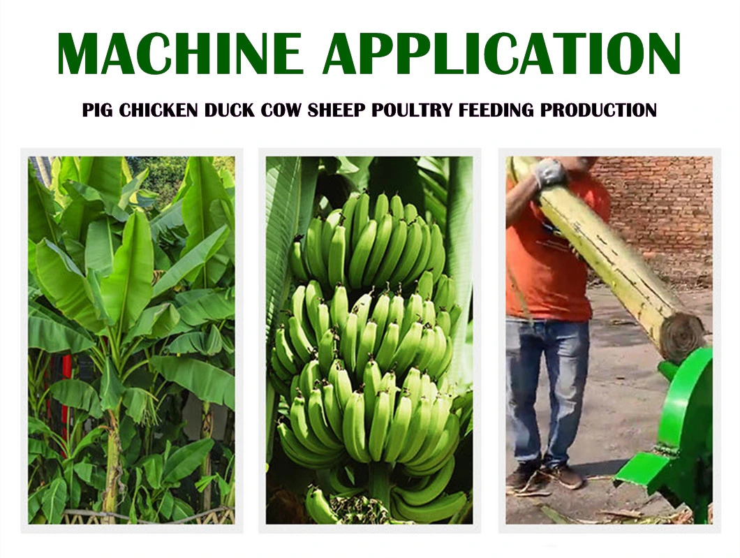 Household Banana Tree Shredder Agricultural Machinery Electric Banana Tree Chopper