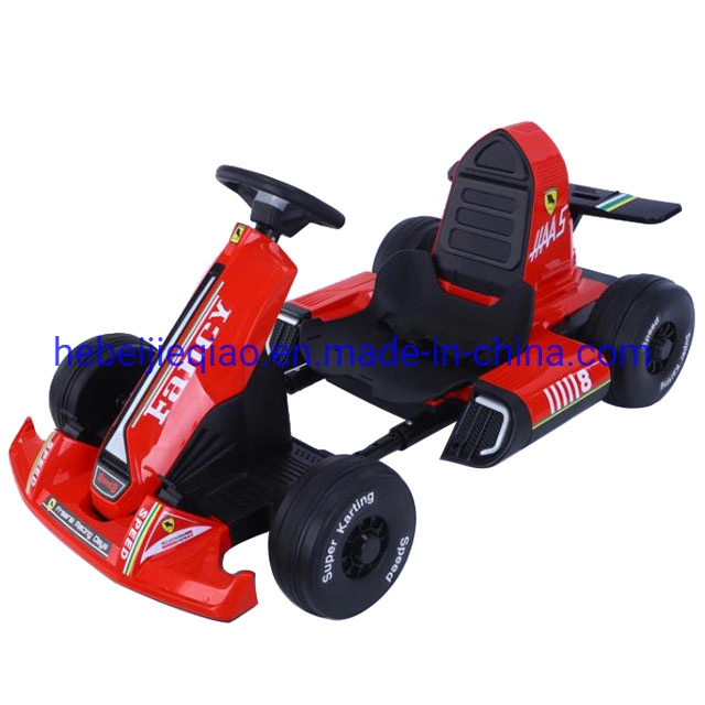 Adjustable Length Kids Racing Kart Electric Go Kart Big Wheels