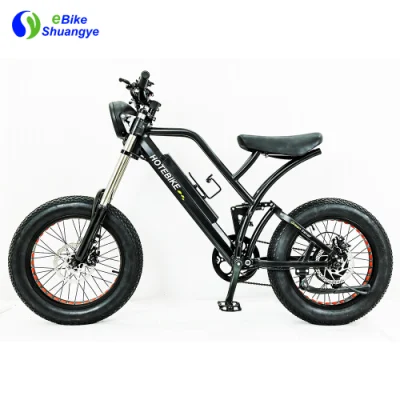 도매 전기 먼지 자전거 48V 500W 750W 13Ah 대용량 배터리 용량 전기 오토바이